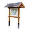 Mobilier bois avec toiture - Bardeau bois